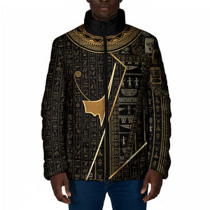 Egypt Deshret Crown Padded Jacket Ancient Mythology Pharaoh With Pschent