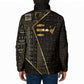 Egypt Deshret Crown Padded Jacket Ancient Mythology Pharaoh With Pschent