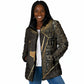 Egypt Deshret Crown Padded Jacket Ancient Mythology Pharaoh With Pschent