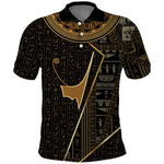 Egypt Deshret Crown Polo Shirt Ancient Mythology Pharaoh With Pschent
