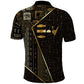 Egypt Deshret Crown Polo Shirt Ancient Mythology Pharaoh With Pschent