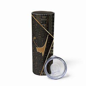 Egypt Deshret Crown Skinny Tumbler Ancient Mythology Pharaoh With Pschent