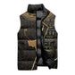 Egypt Deshret Crown Sleeveless Puffer Jacket Ancient Mythology Pharaoh With Pschent