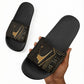 Egypt Deshret Crown Slide Sandals Ancient Mythology Pharaoh With Pschent