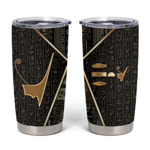 Egypt Deshret Crown Tumbler Cup Ancient Mythology Pharaoh With Pschent