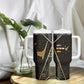 Egypt Deshret Crown Tumbler With Handle Ancient Mythology Pharaoh With Pschent