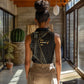 Egypt Deshret Crown Women Sleeveless Polo Shirt Ancient Mythology Pharaoh With Pschent
