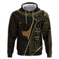Egypt Deshret Crown Zip Hoodie Ancient Mythology Pharaoh With Pschent