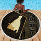 Egypt Hedjet Crown Beach Blanket Ancient Mythology Upper Pharaoh