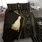 Egypt Hedjet Crown Bedding Set Ancient Mythology Upper Pharaoh
