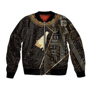 Egypt Hedjet Crown Bomber Jacket Ancient Mythology Upper Pharaoh