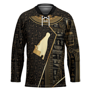 Egypt Hedjet Crown Hockey Jersey Ancient Mythology Upper Pharaoh