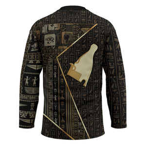 Egypt Hedjet Crown Hockey Jersey Ancient Mythology Upper Pharaoh