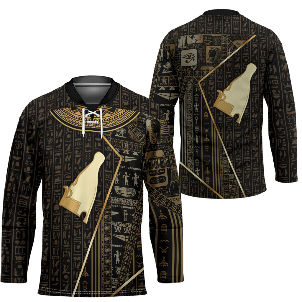 Egypt Hedjet Crown Hockey Jersey Ancient Mythology Upper Pharaoh