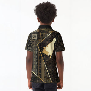 Egypt Hedjet Crown Kid Polo Shirt Ancient Mythology Upper Pharaoh