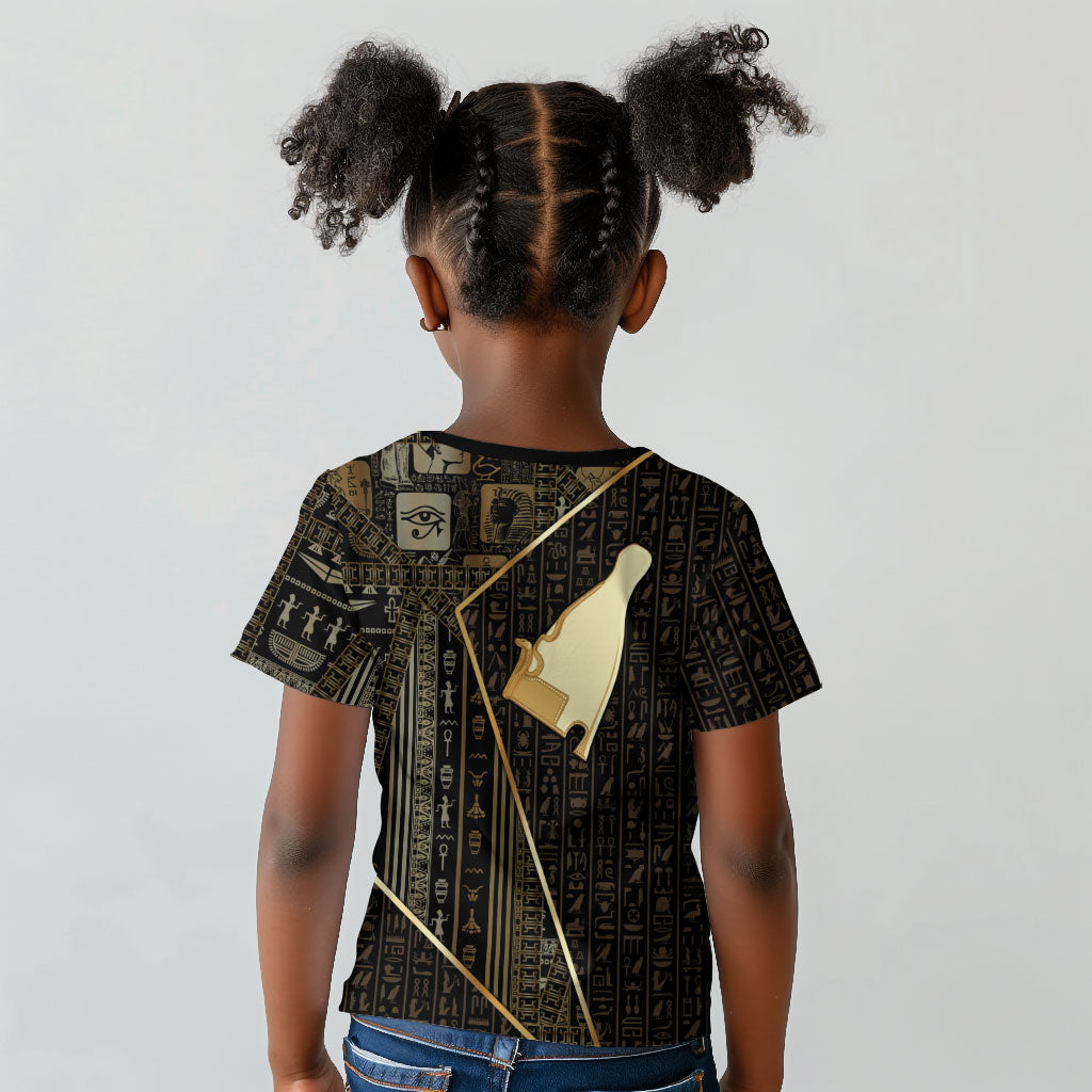 Egypt Hedjet Crown Kid T shirt Ancient Mythology Upper Pharaoh