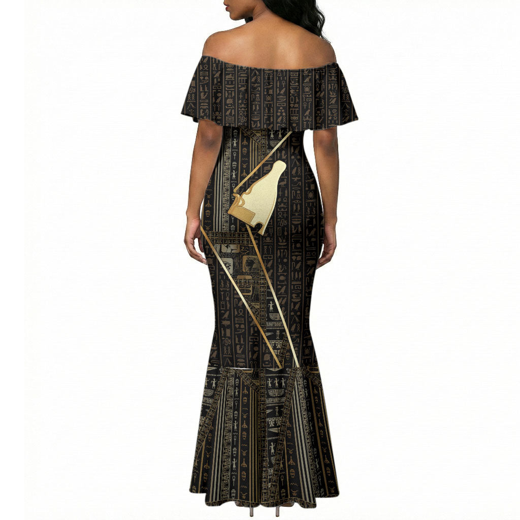 Egypt Hedjet Crown Mermaid Dress Ancient Mythology Upper Pharaoh