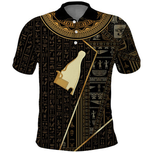 Egypt Hedjet Crown Polo Shirt Ancient Mythology Upper Pharaoh