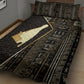 Egypt Hedjet Crown Quilt Bed Set Ancient Mythology Upper Pharaoh