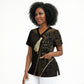 Egypt Hedjet Crown Scrub Top Ancient Mythology Upper Pharaoh