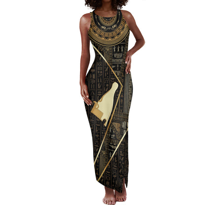 Egypt Hedjet Crown Tank Maxi Dress Ancient Mythology Upper Pharaoh