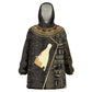 Egypt Hedjet Crown Wearable Blanket Hoodie Ancient Mythology Upper Pharaoh