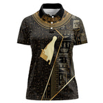 Egypt Hedjet Crown Women Polo Shirt Ancient Mythology Upper Pharaoh