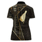 Egypt Hedjet Crown Women Polo Shirt Ancient Mythology Upper Pharaoh