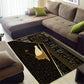 Egypt Pschent Crown Area Rug Ancient Mythology Unified Pharaoh