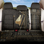 Egypt Pschent Crown Back Car Seat Cover Ancient Mythology Unified Pharaoh
