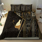 Egypt Pschent Crown Bedding Set Ancient Mythology Unified Pharaoh