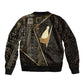 Egypt Pschent Crown Bomber Jacket Ancient Mythology Unified Pharaoh