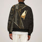 Egypt Pschent Crown Bomber Jacket Ancient Mythology Unified Pharaoh