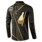 Egypt Pschent Crown Button Sweatshirt Ancient Mythology Unified Pharaoh
