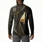 Egypt Pschent Crown Button Sweatshirt Ancient Mythology Unified Pharaoh