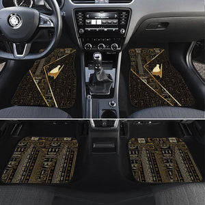 Egypt Pschent Crown Car Mats Ancient Mythology Unified Pharaoh