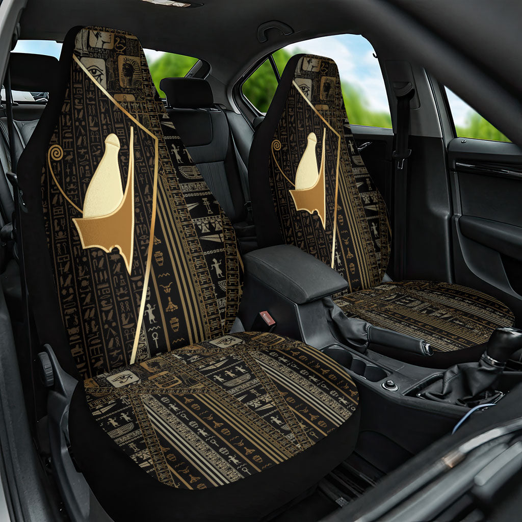 Egypt Pschent Crown Car Seat Cover Ancient Mythology Unified Pharaoh