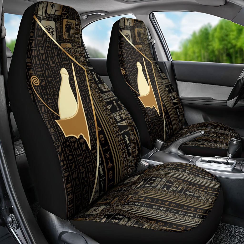 Egypt Pschent Crown Car Seat Cover Ancient Mythology Unified Pharaoh