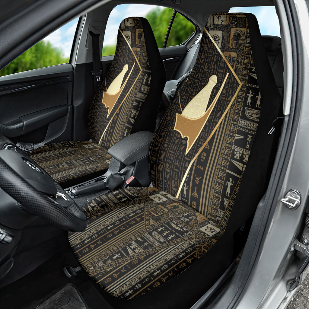 Egypt Pschent Crown Car Seat Cover Ancient Mythology Unified Pharaoh
