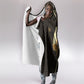 Egypt Pschent Crown Hooded Blanket Ancient Mythology Unified Pharaoh
