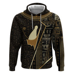 Egypt Pschent Crown Hoodie Ancient Mythology Unified Pharaoh