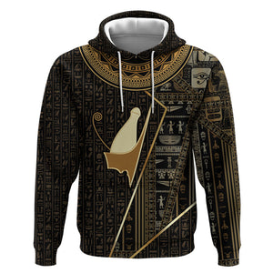 Egypt Pschent Crown Hoodie Ancient Mythology Unified Pharaoh