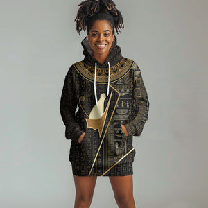 Egypt Pschent Crown Hoodie Dress Ancient Mythology Unified Pharaoh