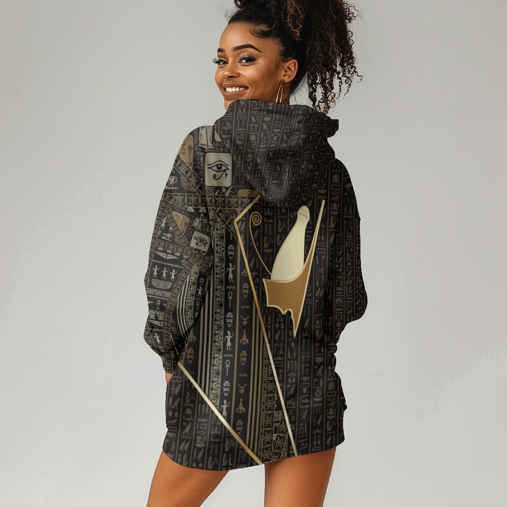 Egypt Pschent Crown Hoodie Dress Ancient Mythology Unified Pharaoh