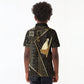 Egypt Pschent Crown Kid Polo Shirt Ancient Mythology Unified Pharaoh