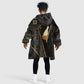 Egypt Pschent Crown Kid Wearable Blanket Hoodie Ancient Mythology Unified Pharaoh