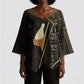 Egypt Pschent Crown Kimono Sleeve Blouse Ancient Mythology Unified Pharaoh