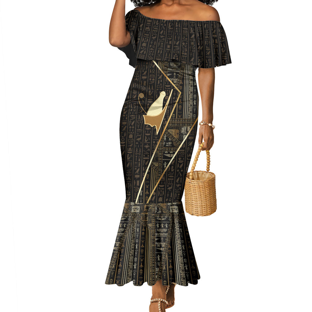 Egypt Pschent Crown Mermaid Dress Ancient Mythology Unified Pharaoh