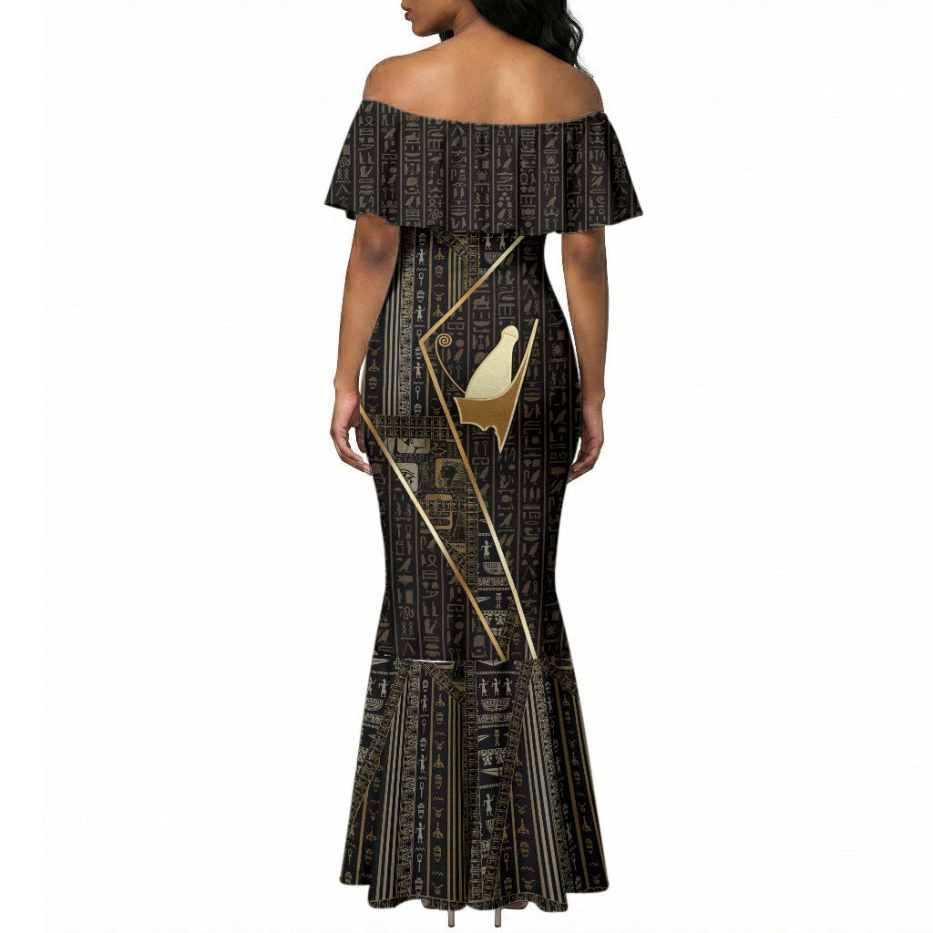 Egypt Pschent Crown Mermaid Dress Ancient Mythology Unified Pharaoh
