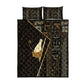 Egypt Pschent Crown Quilt Bed Set Ancient Mythology Unified Pharaoh